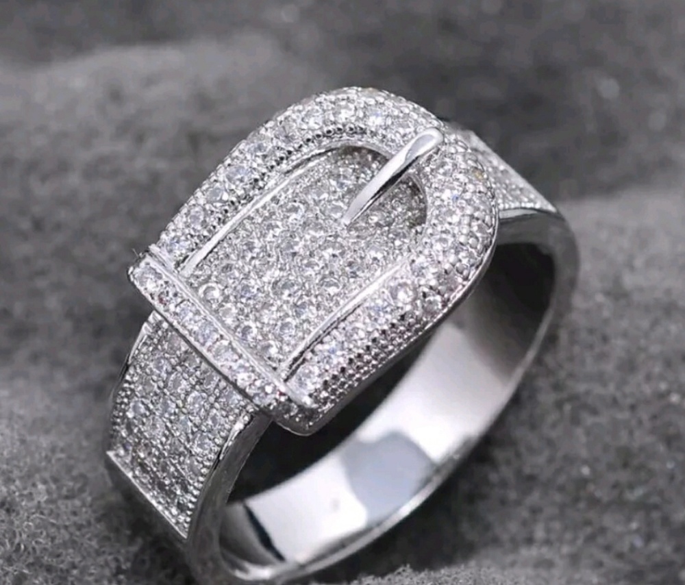 925 sterling  silver stamped ring